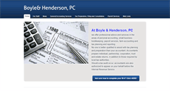 Desktop Screenshot of boyleandhenderson.com